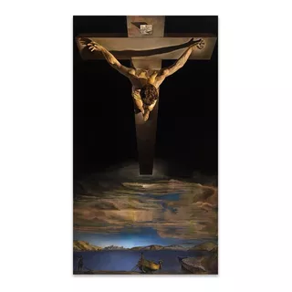 Cuadro Canvas Cristo De San Juan De La Cruz 50x90 Dali M Y C
