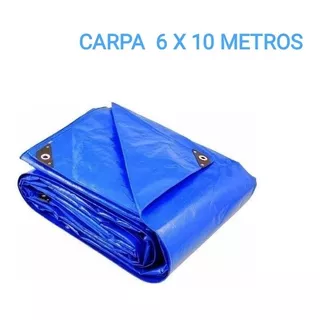 Lona Carpa Impermeable Filtro Uv 6 X 10 Metros Con Ojetillos