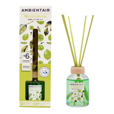 Difusor Aromatico Varillas Te Verde Lima 50ml Ambientair