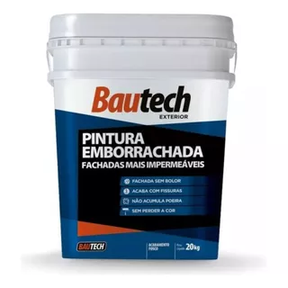 Tinta Emborrachada Parede Blindada - Bautech 20kg Cores