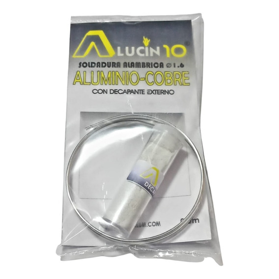 Soldadura Varilla Fundente Soldar Aluminio-cobre Alucin 10