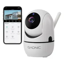 Cámara De Seguridad Gadnic Motorizada Audio Bidireccional Full Hd Con Rotación 355° Blanco