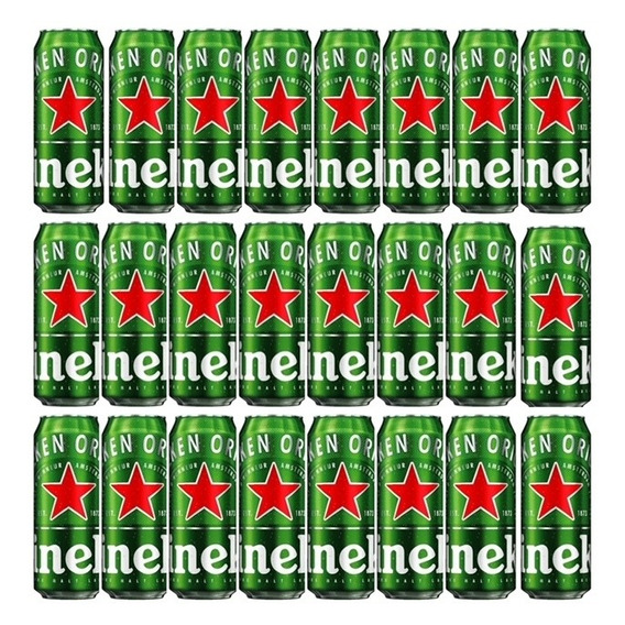 Cerveza Heineken Lata 473ml Pack X24 - Fullescabio Oferta