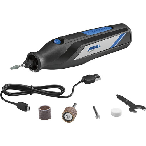 Mototool Inalambrico 4v Con 5 Accesorios Dremel 7350-5 Frecuencia 1