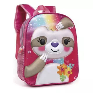 Mochila Espalda Infantil Trendy 13 51813 Color Oso Perezoso Diseño De La Tela Liso