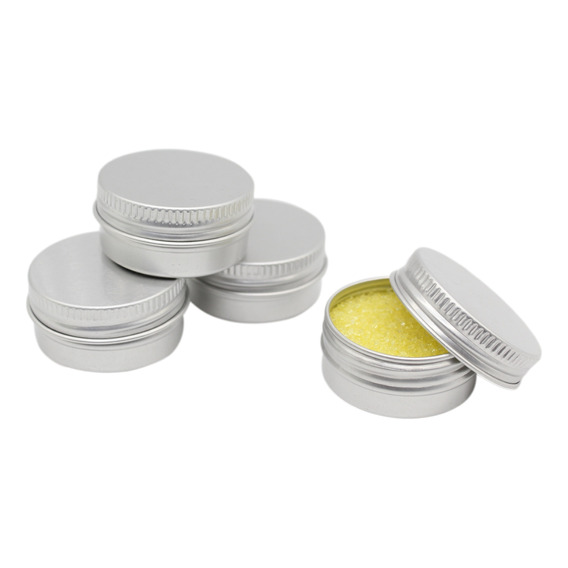 Lata Aluminio Crema Pomadera Envase 10g 0.35oz 50pzas Envio