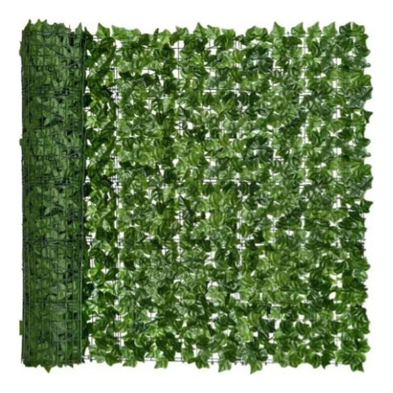 Cerco Hojas Enredadera Artificial Jardin Exterior 3x1m Clic