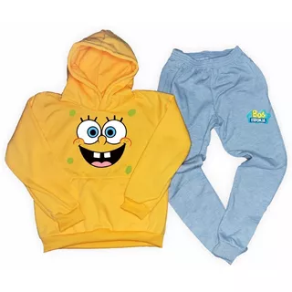 Conjunto Deportivo Niños/as Bob Esponja Con Capucha