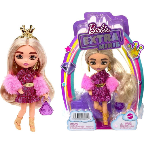 Barbie Muñeca Extra Minis Y Accesorios Con Cabello Rubio