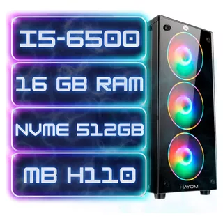 Pc Cpu Gamer, Slim, Mini, Intel I5-6500 16gb Ram Nvme 512gb