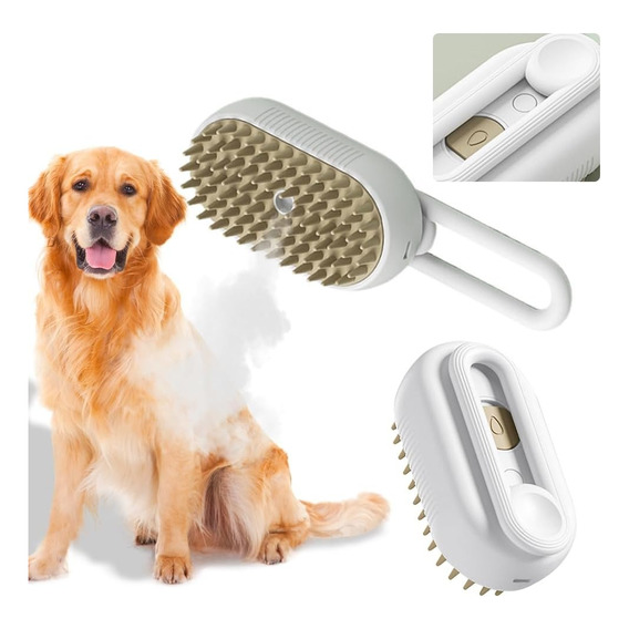 3 In 1 Depilación Cepillo De Vapor Para Gato/perro Mascota