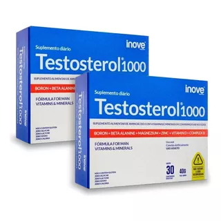 2x Testosterol 1000 Inove Nutrition 30 Cps