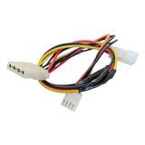 Cabo Adaptador Fonte Molex Ide Femea X 4 Pin Macho Atx P4