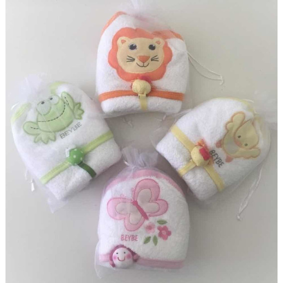 Toallon Para Bebés Con Capucha Y Portachupetes