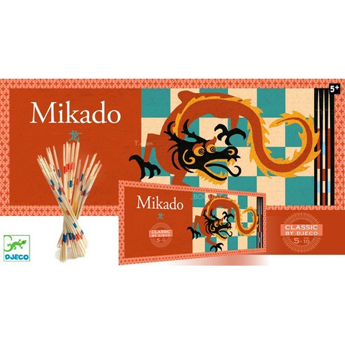 Mikado Juego Clásico De Madera Djeco Hasta 6 Jugadores