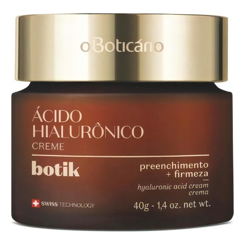 Crema facial reafirmante con ácido hialurónico Botik 40 g