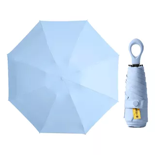 Paraguas Sombrillas Anti-uv De Bolsillo Plegable 8 Costillas