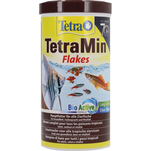 Tetra Tetramin Tropical Flakes 100g Alimento En Hojuelas Peces Acuario Formula Bioactive Larga Vida Agua Limpia