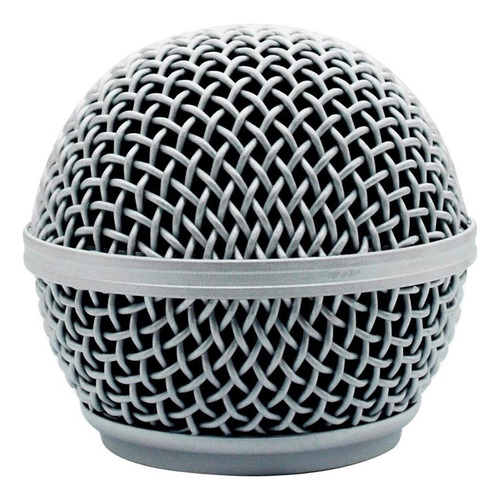 Rejilla / Bocha Metalica Stagg Spa-m58h Microfono Shure Sm58 Color Gris