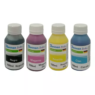 Combo Tinta Alemana Kennen Para Canon Tc20 Pfi-050 4x100ml