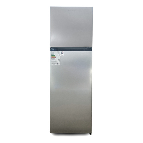 Heladera Refrigerador No Frost Con Freezer Daewoo Drt364ns Color Gris