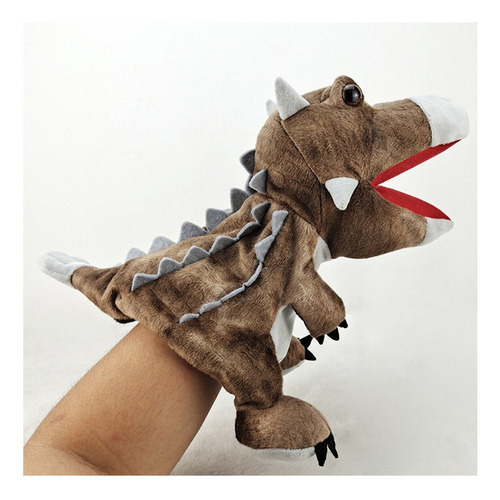 Muñeca De Peluche Con Forma De Dinosaurio Triceratops Color Killdragon hand puppet