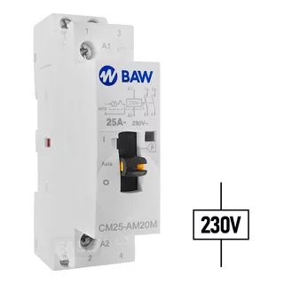 Contactor Modular Automático Baw 25a 230vca 2 Na - Baw