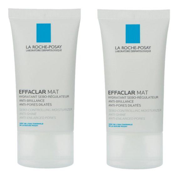 Pack X2 La Roche Posay Effaclar Mat Hidratante 40ml 