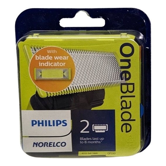 X2 Cuchillas 100% Originales Oneblade Philips Norelco Ya!!!