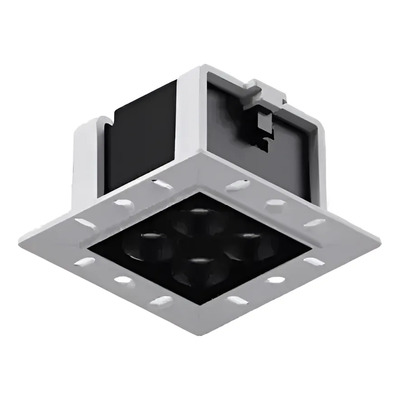 Embutido Micro Runner 4 Pm 6,5w Ww 28° Dim Negro Negro
