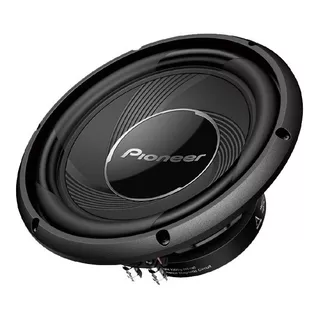 Parlante Tipo Subwoofer Pioneer Ts-a25s4 Para Autos, Pickups & Suv Color Negro 25cm X 25cm X 10   X 1 Unidad 