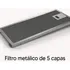 Campana James Mural 60 Negra Inox 230w 3 Velocidades Color Negro