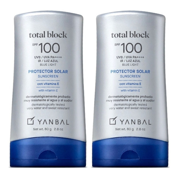 2 Bloqueador Total Block Spf100 - mL a $274