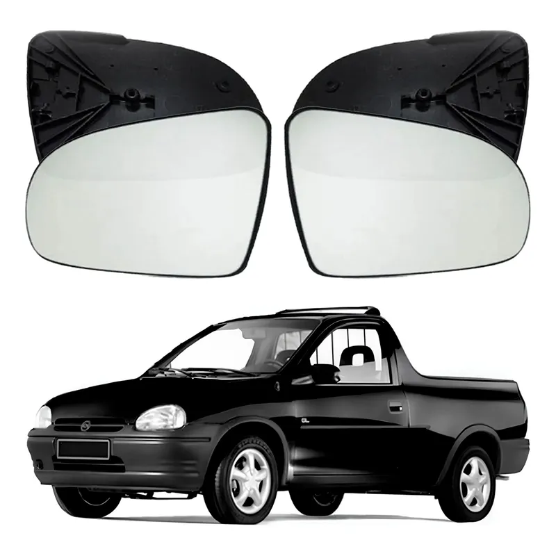 Par Lentes Retrovisor Corsa Picape 1.6 1995 A 1996