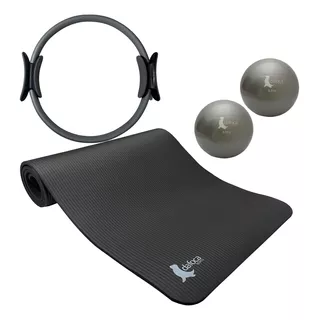 Kit Colchonete + 2 Toning Balls 0,5kg + Anel Pilates Dafoca