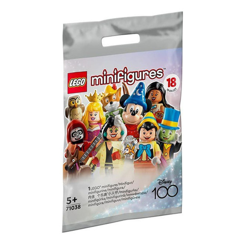 Lego Minifiguras: Edición Disney 71038 (Incluye 1 Mini-Figura Armable)