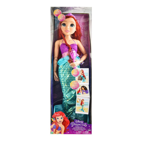 Disney Princesa Ariel Compañera De Juego 81cm Jakks Pacific