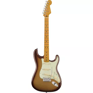 Guitarra Elétrica Fender American Ultra Stratocaster De  Amieiro Mocha Burst Uretano Brilhante Com Diapasão De Bordo
