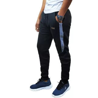 Pantalon Joggin Babucha Combinado Algodón Rustico Hombres