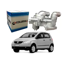  Carcaça Termostatica Aluminio Fox 1.0 1.6 8v 2003 A 2009