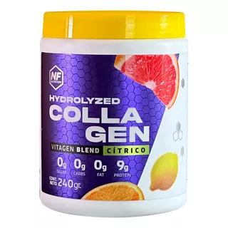 Nf Nutrition Collagen Colageno, Acido Hialuronico Sabor Citrus