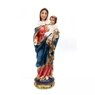Virgen Del Rosario 30cm Poliresina 530-779456 Religiozzi