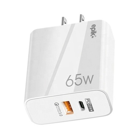 Cargador 65w Epik Quick Charge 3.0