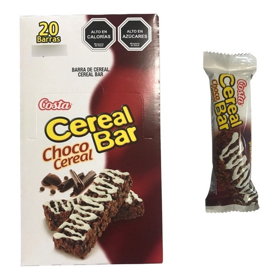 Barra Cereal Bar Costa Choco Cereal X20 Un 21 Gr