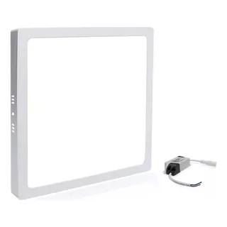 4 Painel Plafon Sobrepor Quadrado Led 40w Branco Frio 40x40