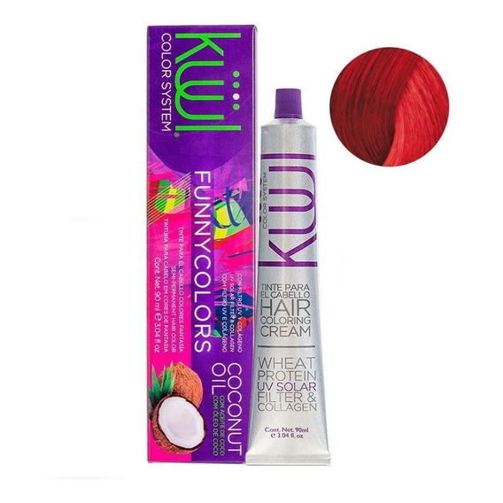 Tinta Kuul Color Fantasia Funny Rojo 90ml