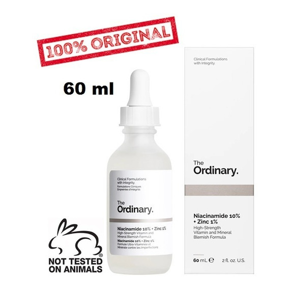 The Ordinary - Niacinamida 10% + Zinc - Contenido 60 Ml