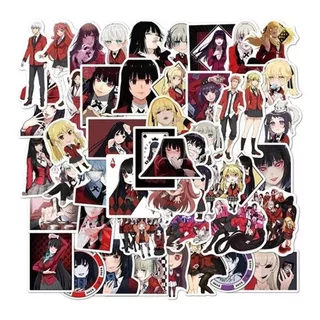 Stickers Kakegurui 50 Unidades Pegatinas Kawai Anime