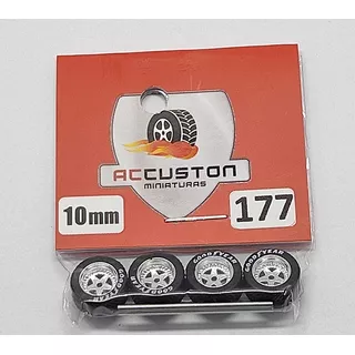 Rodas P/ Customização Ac Custon 177 - 10mm - Escala 1/64