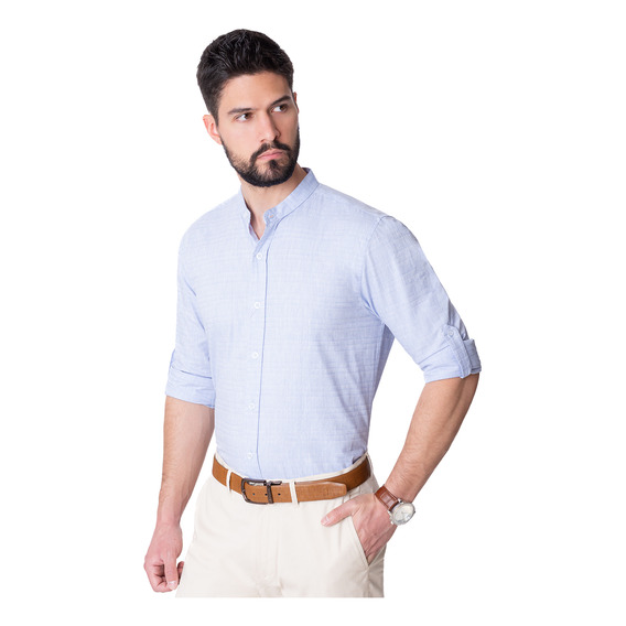 Camisa De Lino Hombre Vermonti By Aldo Conti (r7656)